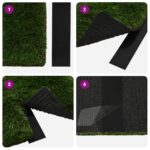vidaXL Samolepiaca páska na umelú trávu Čierna 20 x 0,05 cm – Obrázok 7