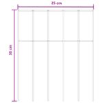 vidaXL Záhradný plotový panel 12 pcs Pozinkovaná oceľ Strieborná – Obrázok 8