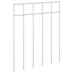 vidaXL Záhradný plotový panel 12 pcs Pozinkovaná oceľ Strieborná – Obrázok 2