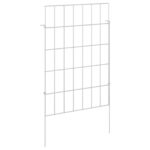 vidaXL Záhradný plot s kolíkmi 12 pcs 35 x 50 cm Mesh Pozinkovaná oceľ – Obrázok 2