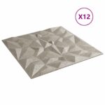 vidaXL Nástenné panely 12 pcs Amethyst Beton 50 x 50 cm XPS Pena – Obrázok 2