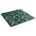 vidaXL Nástenné panely 48 pcs Amethyst Zelený 50 x 50 cm XPS Pena
