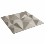 vidaXL Nástenné panely 12 pcs Diamond Beton 50 x 50 cm XPS Pena