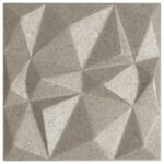 vidaXL Nástenné panely 12 pcs Diamond Beton 50 x 50 cm XPS Pena – Obrázok 3