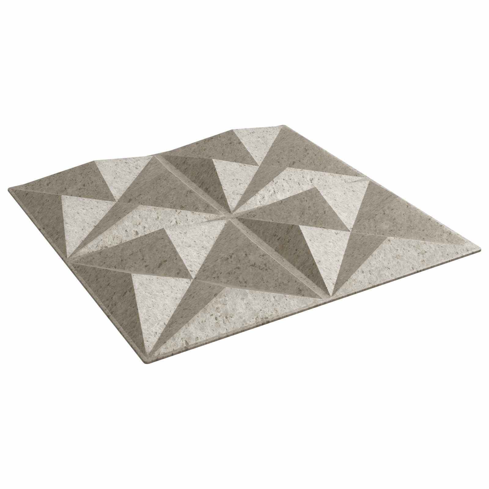 42046068_1.jpg vidaXL Nástenné panely 24 pcs Origami Beton 50 x 50 cm XPS Pena – Obrázok 1