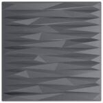 vidaXL Nástenné panely 12 pcs Kameňovo šedá 50 x 50 cm XPS Pena – Obrázok 4