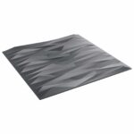 vidaXL Nástenné panely 48 pcs Kameňovo šedá 50 x 50 cm XPS Pena