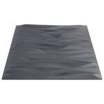 vidaXL Nástenné panely 48 pcs Kameňovo šedá 50 x 50 cm XPS Pena – Obrázok 3