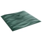 vidaXL Nástenné panely 24 pcs Stone Zelený 50 x 50 cm XPS Pena