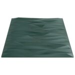 vidaXL Nástenné panely 24 pcs Stone Zelený 50 x 50 cm XPS Pena – Obrázok 3