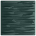 vidaXL Nástenné panely 24 pcs Stone Zelený 50 x 50 cm XPS Pena – Obrázok 4