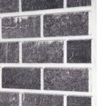 vidaXL Nástenné panely 10 pcs Čierna a Šedá 100 x 50 cm EPS pena – Obrázok 3