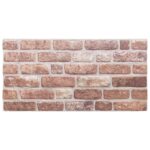 vidaXL Nástenné panely 10 pcs Hnedá 100 x 50 cm EPS pena – Obrázok 2