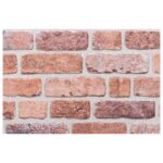 vidaXL Nástenné panely 10 pcs Červená 100 x 50 cm EPS pena – Obrázok 4