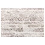 vidaXL Nástenné panely 10 pcs Svetlo šedá a biela 100 x 50 cm EPS pena – Obrázok 4