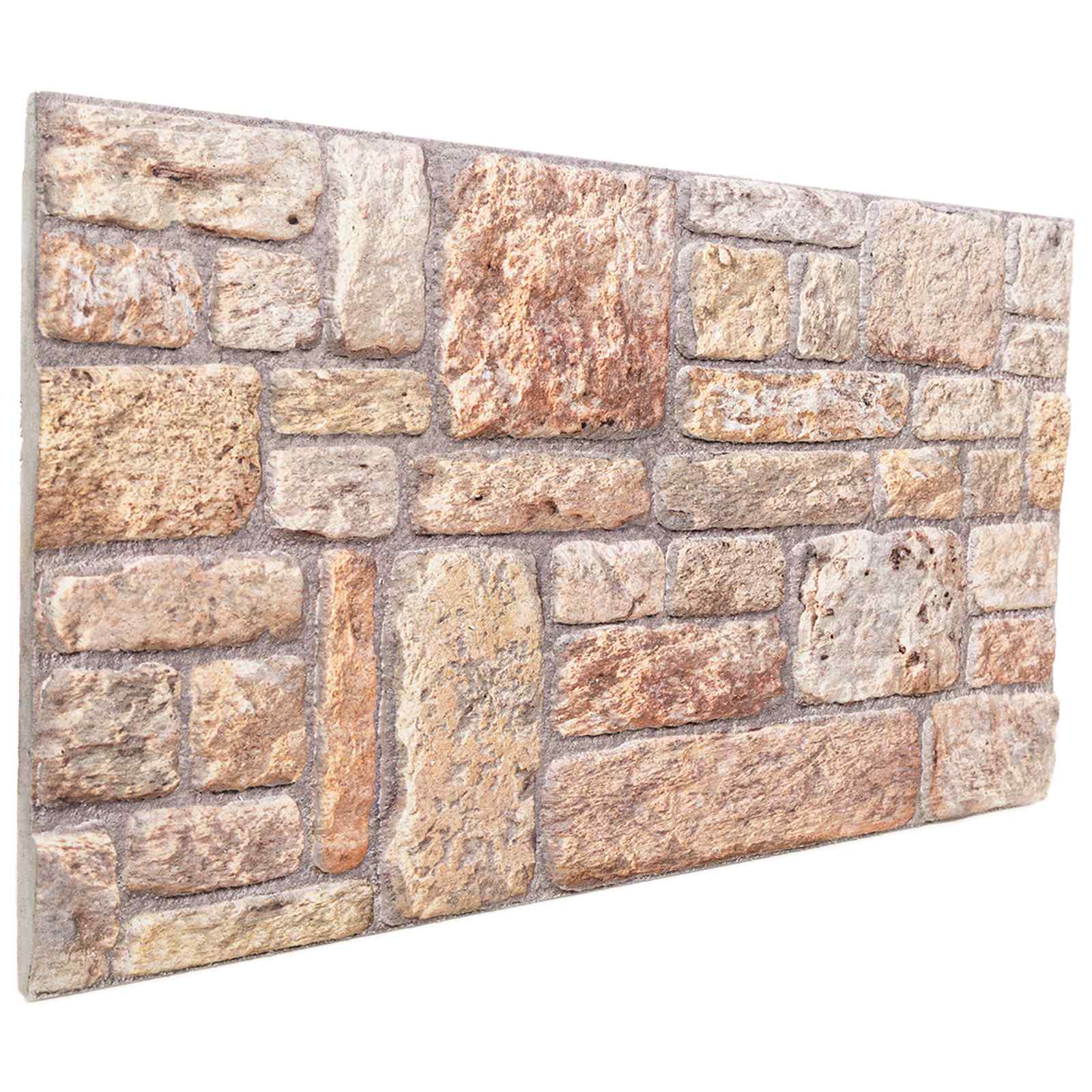 42046107_1.jpg vidaXL Nástenné panely 10 pcs Svetlohnedá a biela 100 x 50 cm EPS pena – Obrázok 1