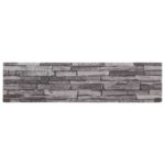 vidaXL Nástenné panely 10 pcs Antracit 100 x 25 cm EPS pena – Obrázok 2