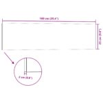 vidaXL Nástenné panely 10 pcs Antracit 100 x 25 cm EPS pena – Obrázok 5