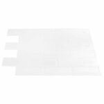 vidaXL Subway dlažba 20 pcs Biela 30 x 30 cm Polyuretán a PET – Obrázok 3