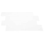 vidaXL Subway dlažba 50 pcs Biela 29 x 21 cm Polyuretán a PET – Obrázok 3
