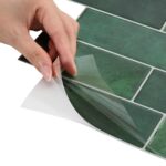 vidaXL Subway dlažba 10 pcs Tmavozelená 29 x 21 cm Polyuretán a PET – Obrázok 6