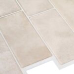 vidaXL Subway dlažba 10 pcs Béžový mramor 29 x 21 cm Polyuretán a PET – Obrázok 4
