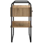 vidaXL Konzolový stôl Dub artisan 80 x 40 x 75 cm Kompozitné drevo – Obrázok 6