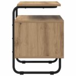 vidaXL Nočný stolík Dub artisan Kompozitné drevo – Obrázok 5