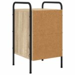 vidaXL Nočný stolík Dub sonoma 35 x 36,5 x 61 cm Kompozitné drevo – Obrázok 6