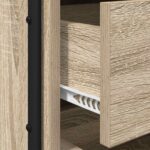 vidaXL Nočný stolík Dub sonoma 35 x 36,5 x 61 cm Kompozitné drevo – Obrázok 8