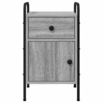 vidaXL Nočný stolík 2 ks Sivý Sonoma 35 x 36,5 x 61 cm – Obrázok 6