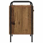 vidaXL Nočný stolík Staré drevo 35 x 36,5 x 61 cm Kompozitné drevo – Obrázok 5