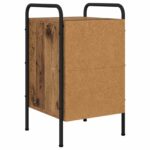 vidaXL Nočný stolík Staré drevo 35 x 36,5 x 61 cm Kompozitné drevo – Obrázok 6
