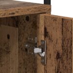 vidaXL Nočný stolík Staré drevo 35 x 36,5 x 61 cm Kompozitné drevo – Obrázok 7