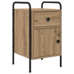 vidaXL Nočný stolík 2 ks Dub artisan 35 x 36,5 x 61 cm – Obrázok 4