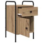 vidaXL Nočný stolík 2 ks Dub artisan 35 x 36,5 x 61 cm – Obrázok 5