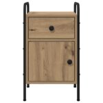 vidaXL Nočný stolík 2 ks Dub artisan 35 x 36,5 x 61 cm – Obrázok 6