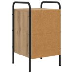 vidaXL Nočný stolík 2 ks Dub artisan 35 x 36,5 x 61 cm – Obrázok 8