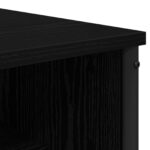 vidaXL Toaletný stolík Čierny dub 81 x 40 x 131 cm Kompozitné drevo – Obrázok 7