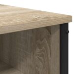 vidaXL Toaletný stolík Dub sonoma 81 x 40 x 131 cm Kompozitné drevo – Obrázok 7