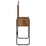 vidaXL Toaletný stolík Staré drevo 81 x 40 x 131 cm Kompozitné drevo – Obrázok 5