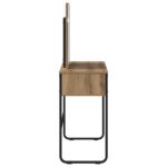 vidaXL Toaletný stolík Dub artisan 81 x 40 x 131 cm Kompozitné drevo – Obrázok 5