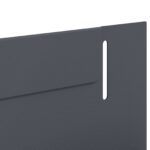 vidaXL Obrubník trávnika 20 pcs 102 x 4 x 4 cm Oceľ Antracitová – Obrázok 7
