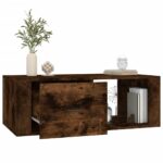 vidaXL Konferenčný stolík, dymový dub 100x50,5x35 cm, umelé drevo – Obrázok 5