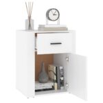 vidaXL Nočný stolík biely 50x36x60 cm, umelé drevo – Obrázok 5