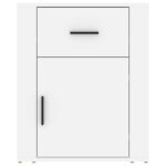 vidaXL Nočný stolík biely 50x36x60 cm, umelé drevo – Obrázok 6