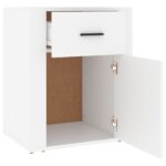 vidaXL Nočný stolík biely 50x36x60 cm, umelé drevo – Obrázok 7