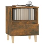 vidaXL Nočné stolíky 2 ks, dymový dub 40x35x50 cm – Obrázok 4