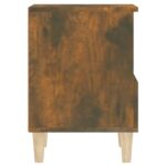 vidaXL Nočné stolíky 2 ks, dymový dub 40x35x50 cm – Obrázok 9