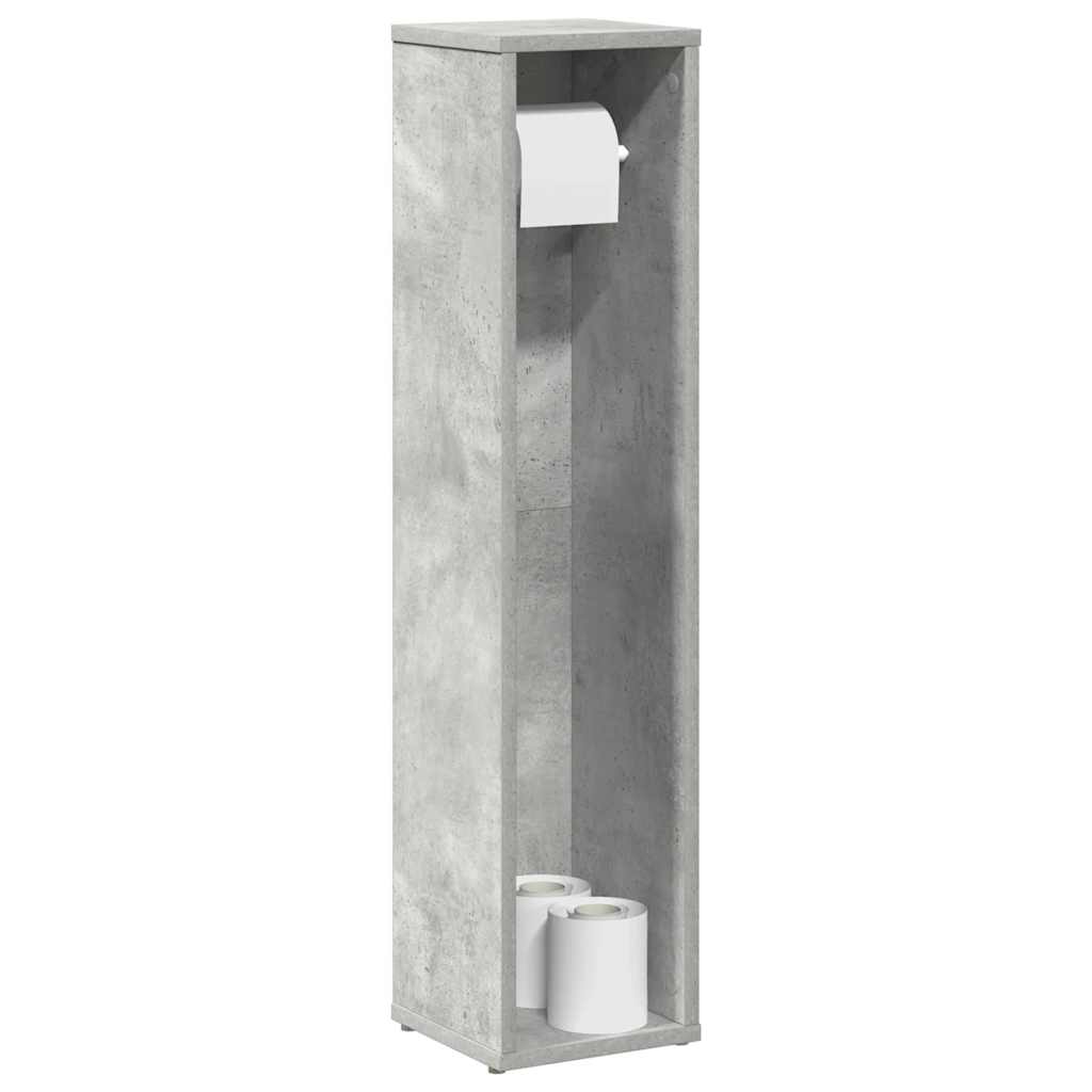 858509_1.jpg vidaXL Kúpeľňová skrinka s držiakom na rolky, betónovo sivá 20,5x20x90 cm – Obrázok 1
